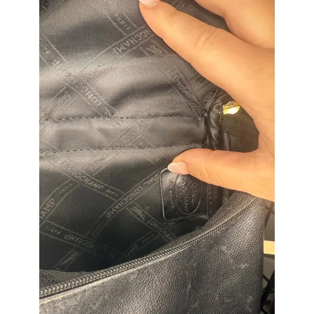 Vintage Longchamp Leather Backpack
